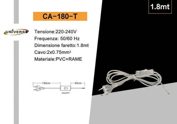 Cavo con interruttore – CA-180-T