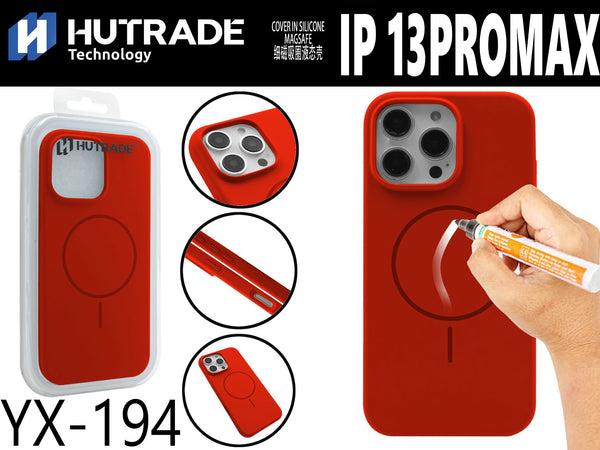 YX-194 COVER COLORATA MAGSAFE IP13 PRO MAX ROSSO