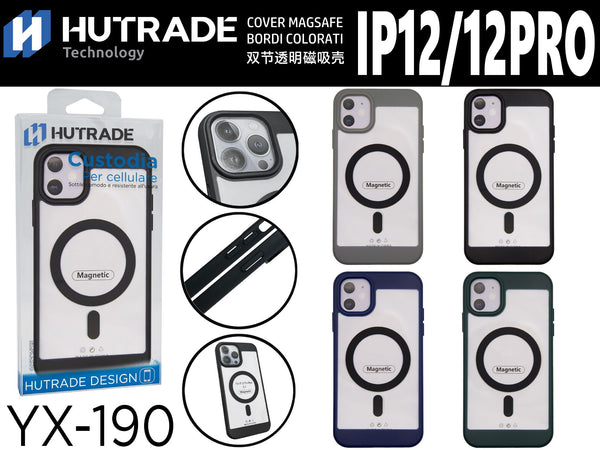 YX-190 COVER A MAGSAFE BORDI COLORATA IP12/12 PRO