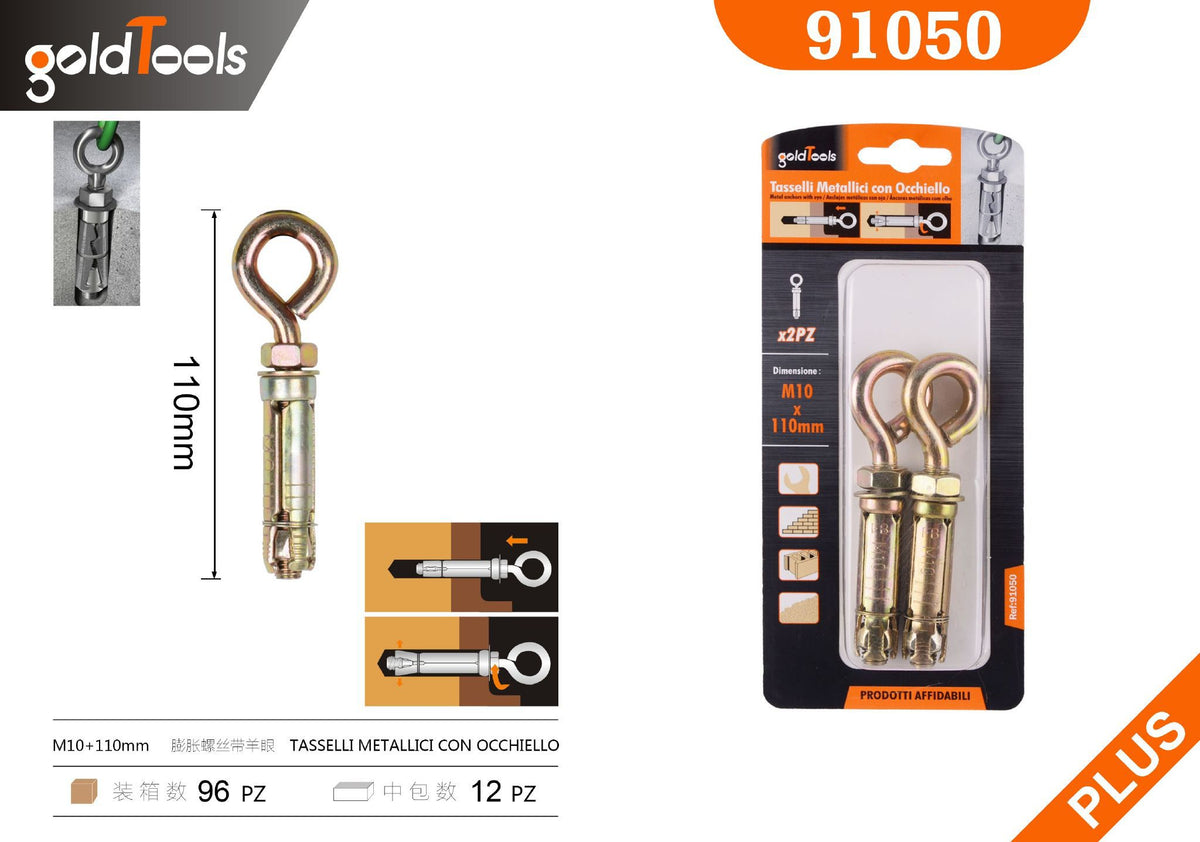Ganci a vite e occhioli – art. 91050