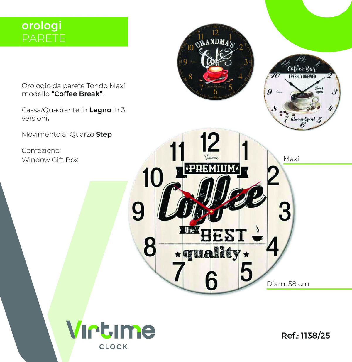 Orologi da parete – art. 113825