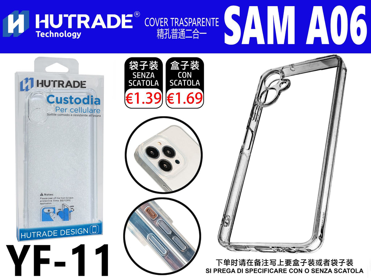 COVER TRASPARENTE TPU SAM A06 – YF11 666021