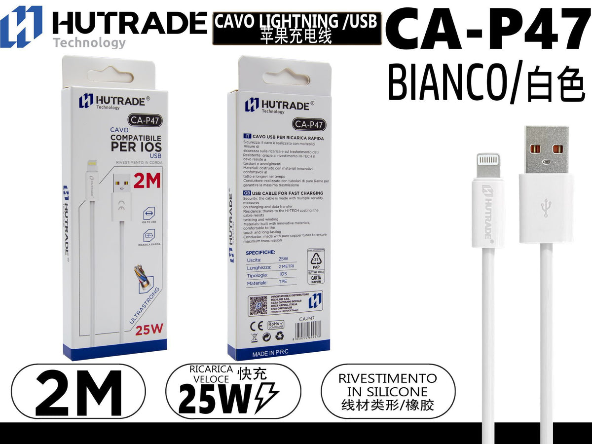 CA-P47 CAVO LIGHTNING 2 METRI 25W