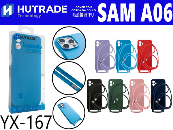 COVER COLORATA IN TPU CON CORDA A06 – YX167 144018