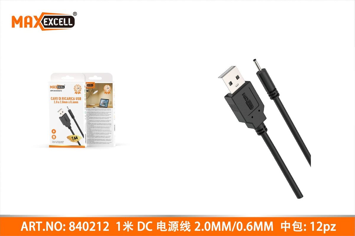 Cavo di Ricarica USB 2.0MM/0.6MM