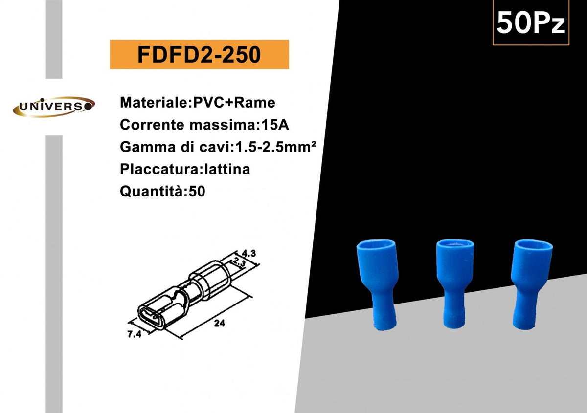 Morsetti e connettori elettrici – FDFD2-250