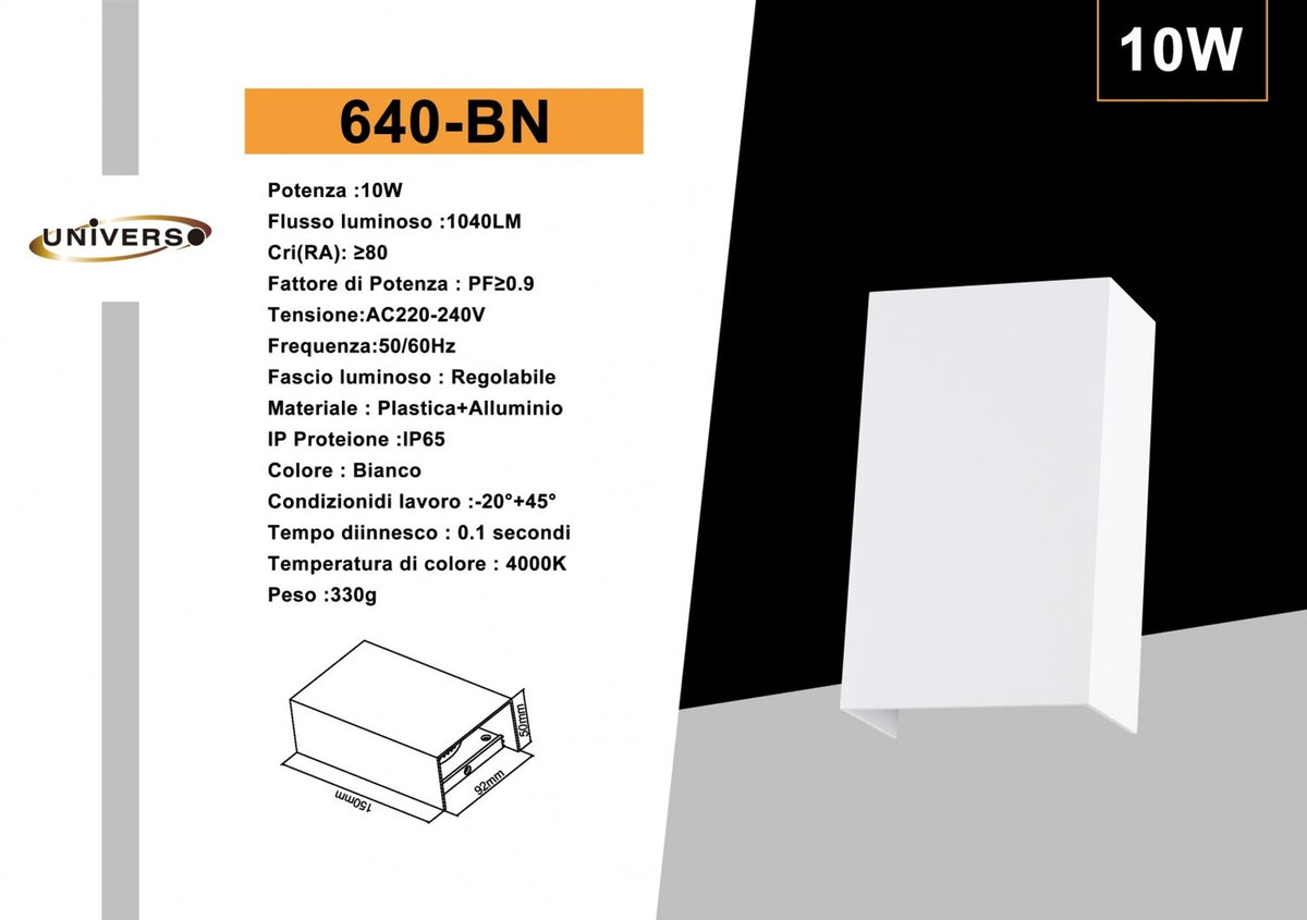 Applique da esterno – 640-BN