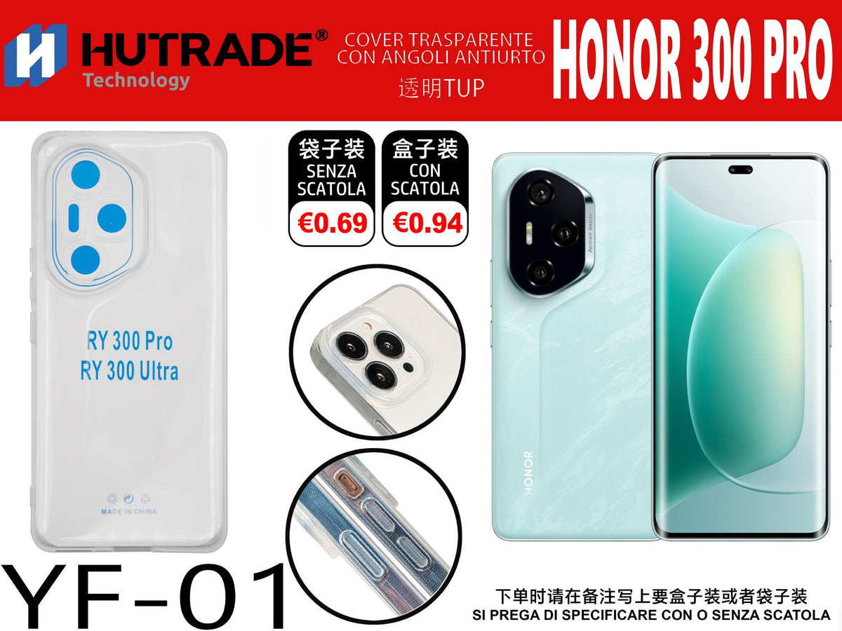 COVER TRASPARENTE HONOR 300 PRO – YF01 011932