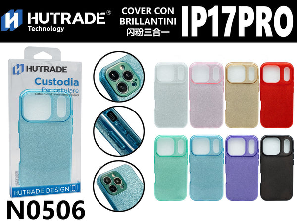 COVER CON BRILLANTINI IP17PRO/IP18PRO – N0506 021159