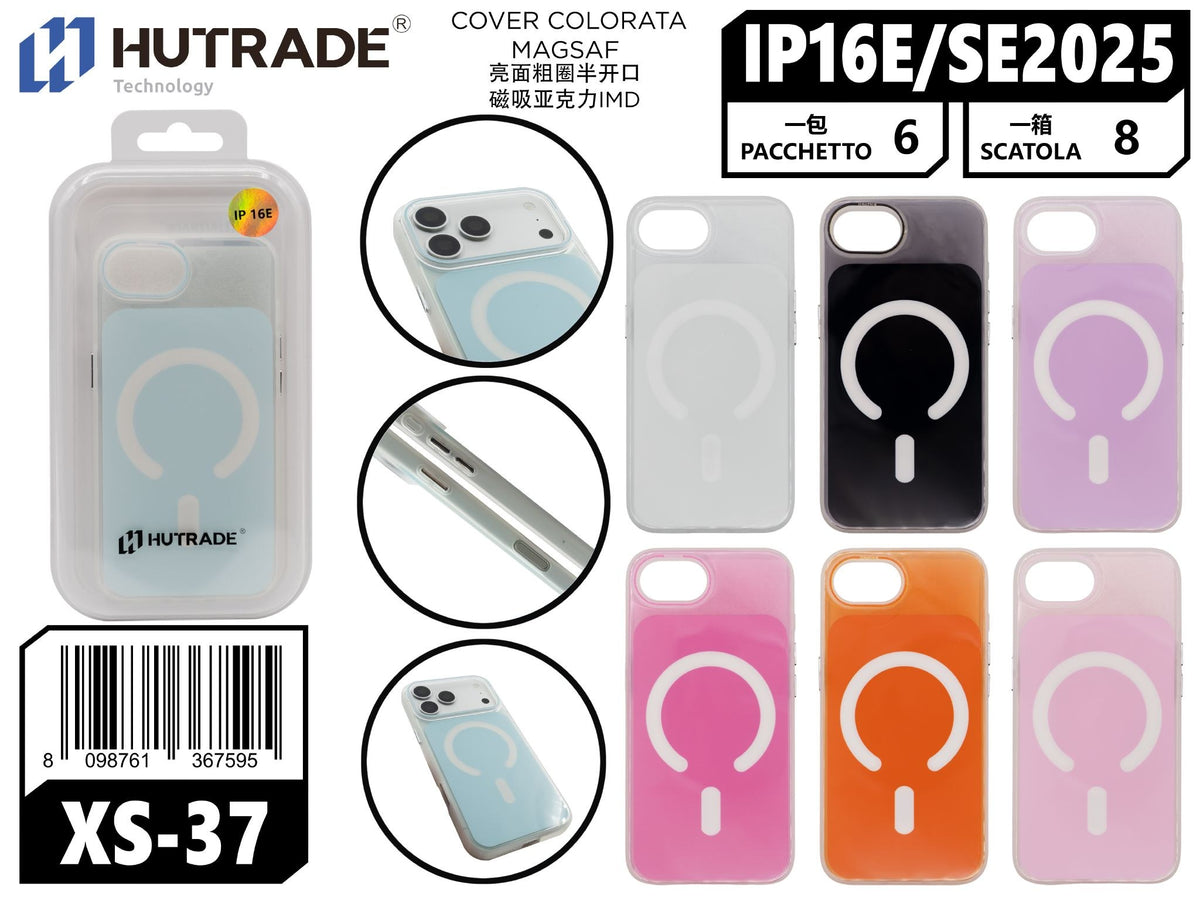 XS-37 COVER COLORATA MAGSAFE IP16E/SE 2025/17E