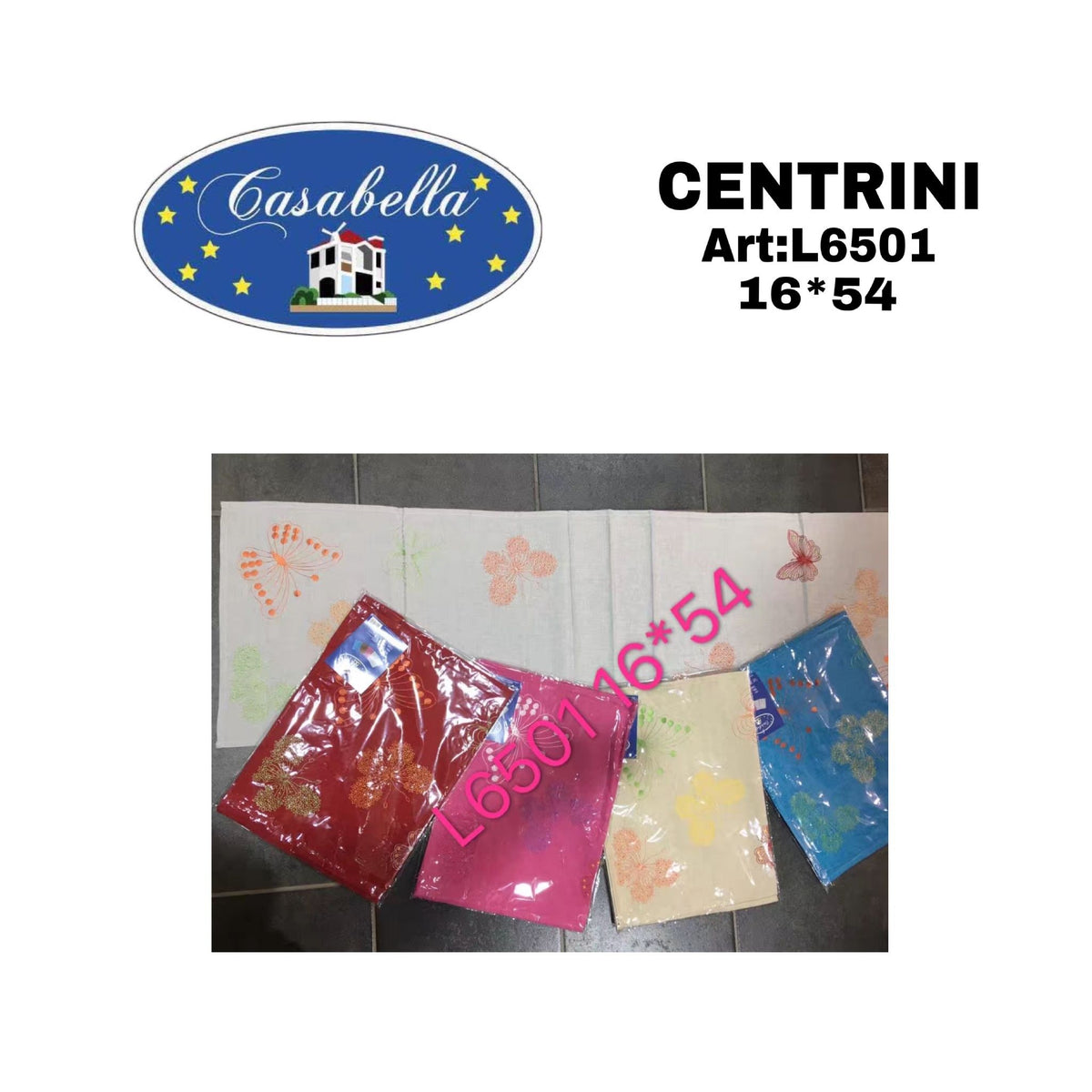 Centrotavola tessile L6501