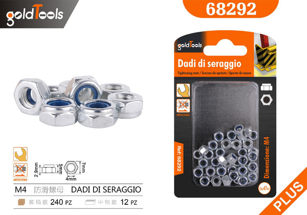 Dadi e rondelle 4MM – art. 68292