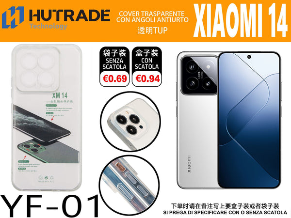 COVER TRASPARENTE XIAOMI MI14 – YF01 011850