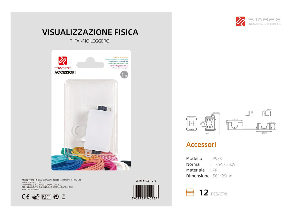 Scatole di derivazione – art. 54578