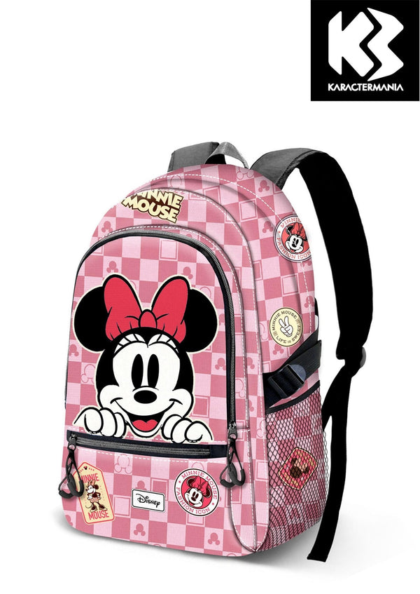 Minnie, zaino scuola con tasche laterali