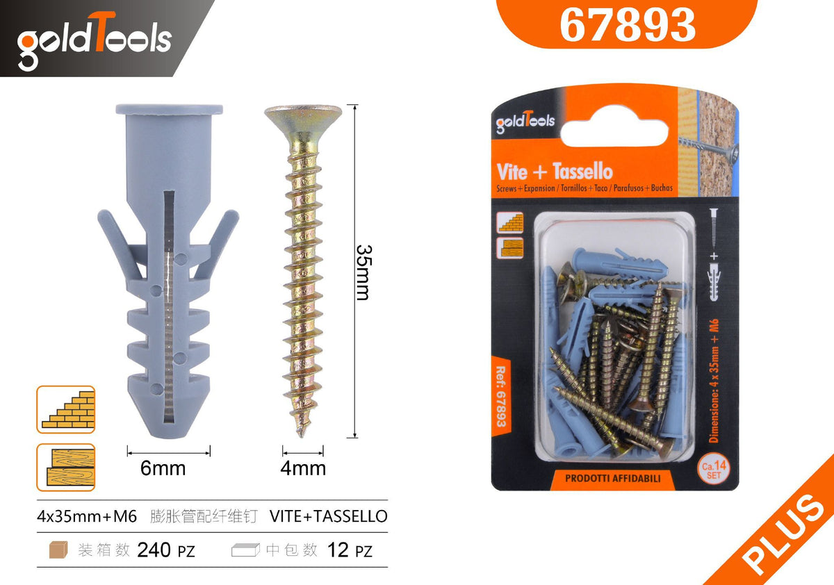 Viti con tasselli – art. 67893