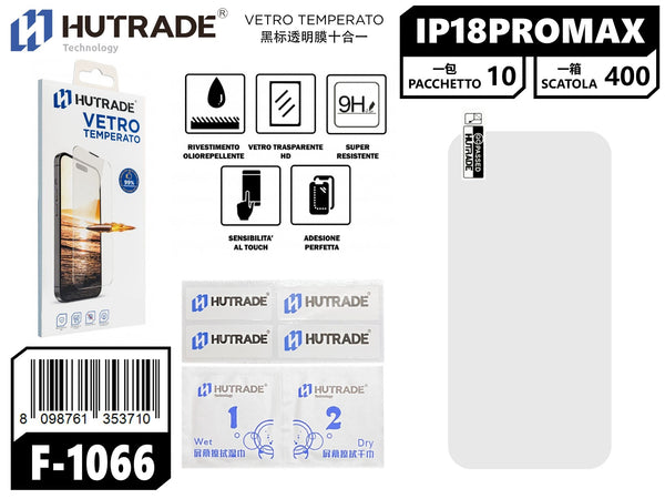 F-1066 PELLICOLA DI VETRO IP18PRO MAX 10 IN 1