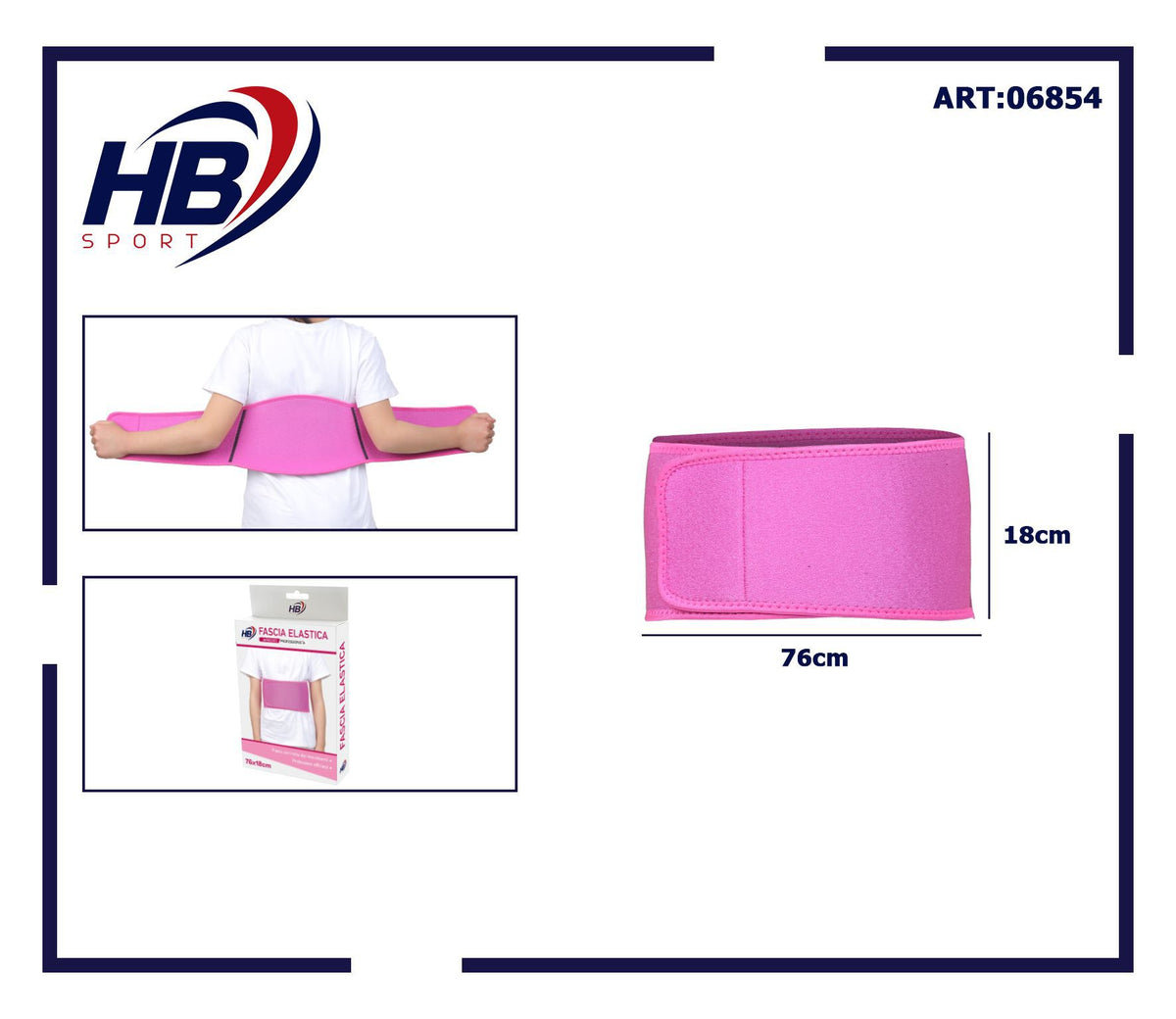 Fascia elastica-fucsia