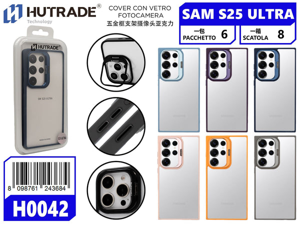 COVER BORDO COLORATA CON STAND E PELLICOLA FOTOCAMERA SAM S25 ULTRA – H0042 548929