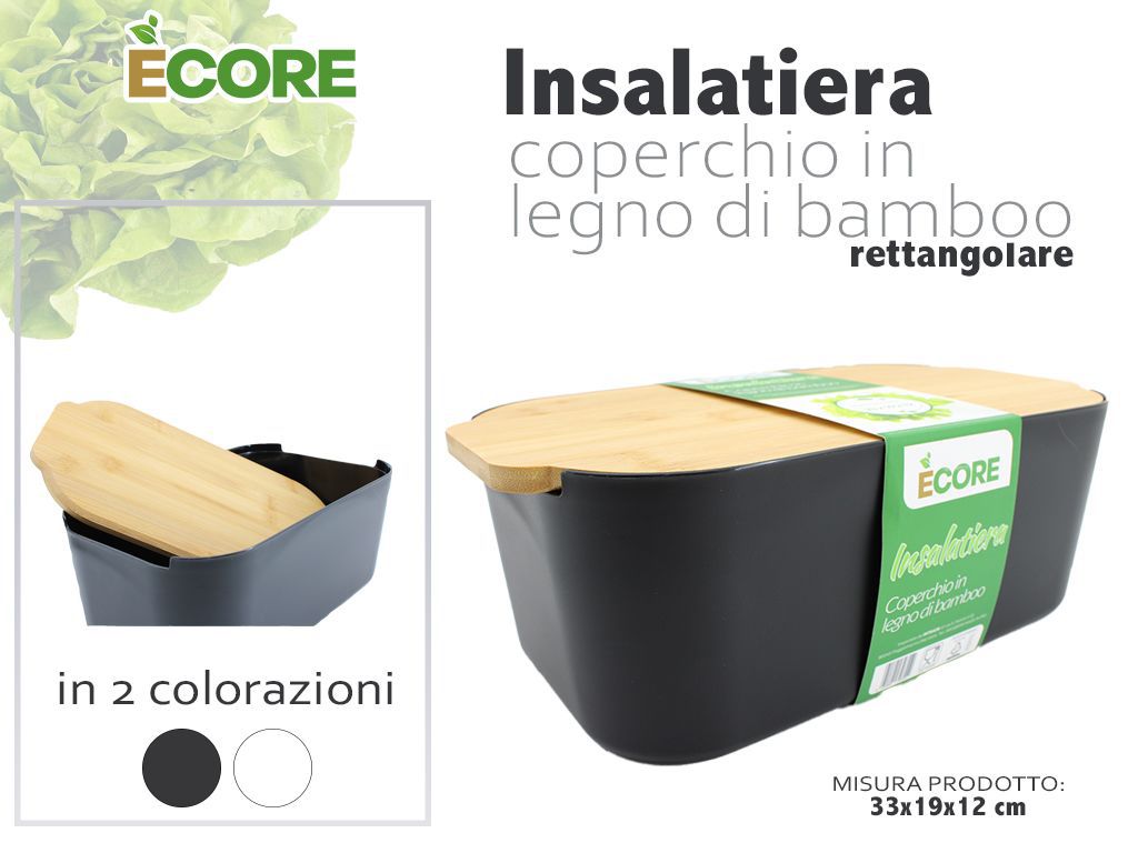Insalatiera pp bamboo tonda col