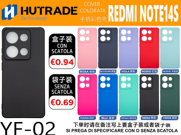 COVER COLORATA TPU REDMI NOTE 14S – YF02 006934
