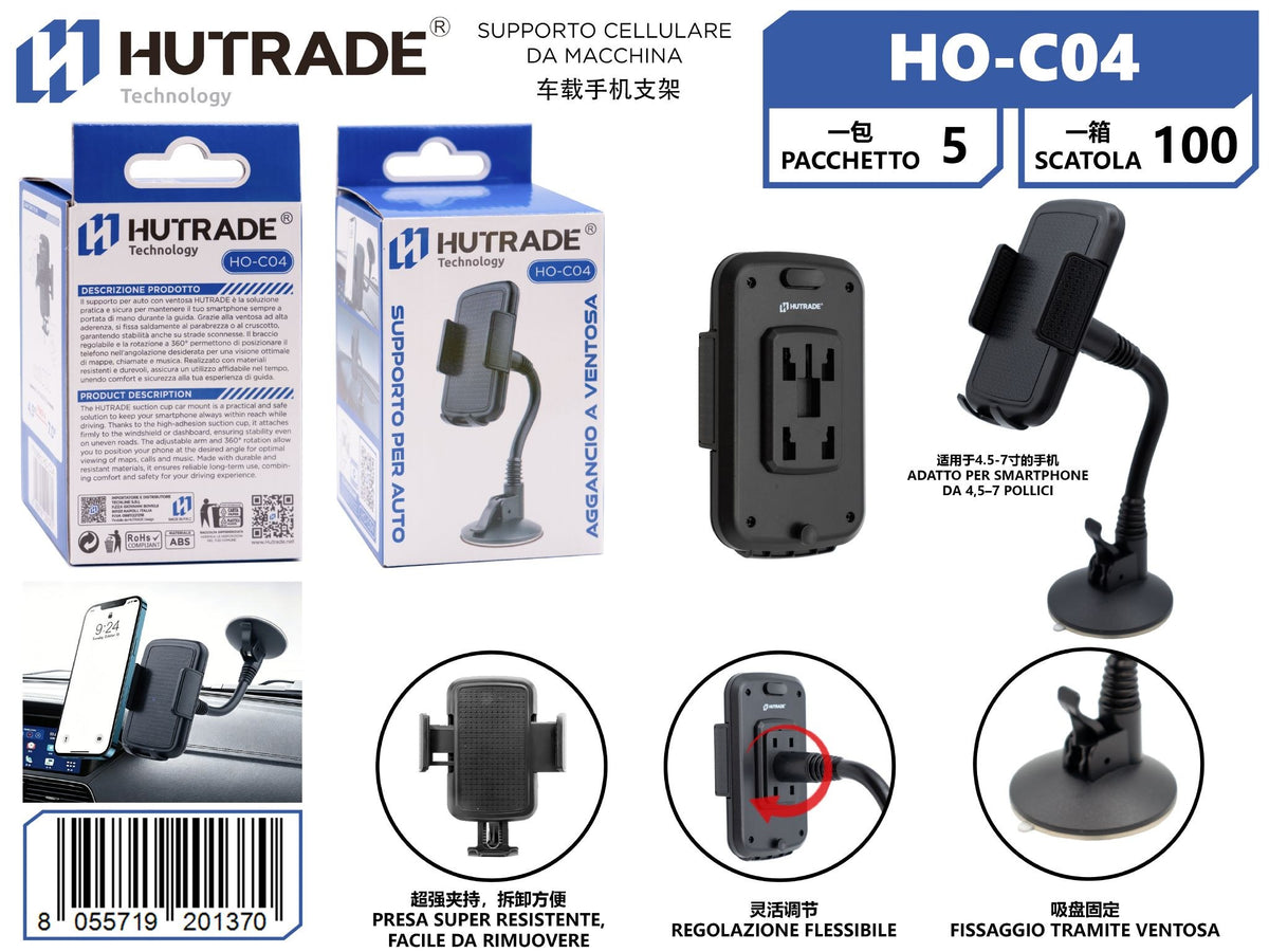 SUPPORTO TELEFONO PER LA MACCHINA HO-C04