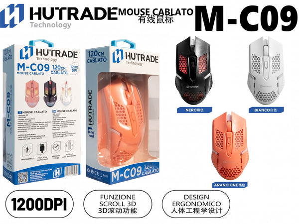 M-C09 MOUSE CON FILO