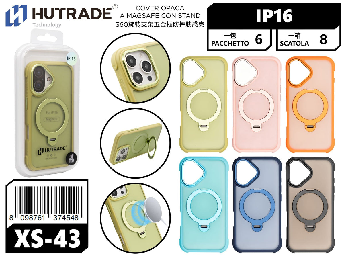 XS-43 COVER OPACA A MAGSAFE CON STAND IP16