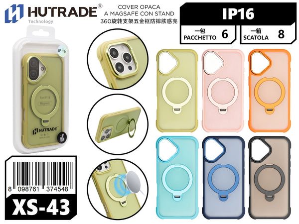 XS-43 COVER OPACA A MAGSAFE CON STAND IP16