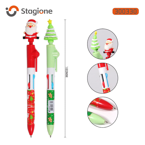 Penna con decorazione natalizia · Art. 300330