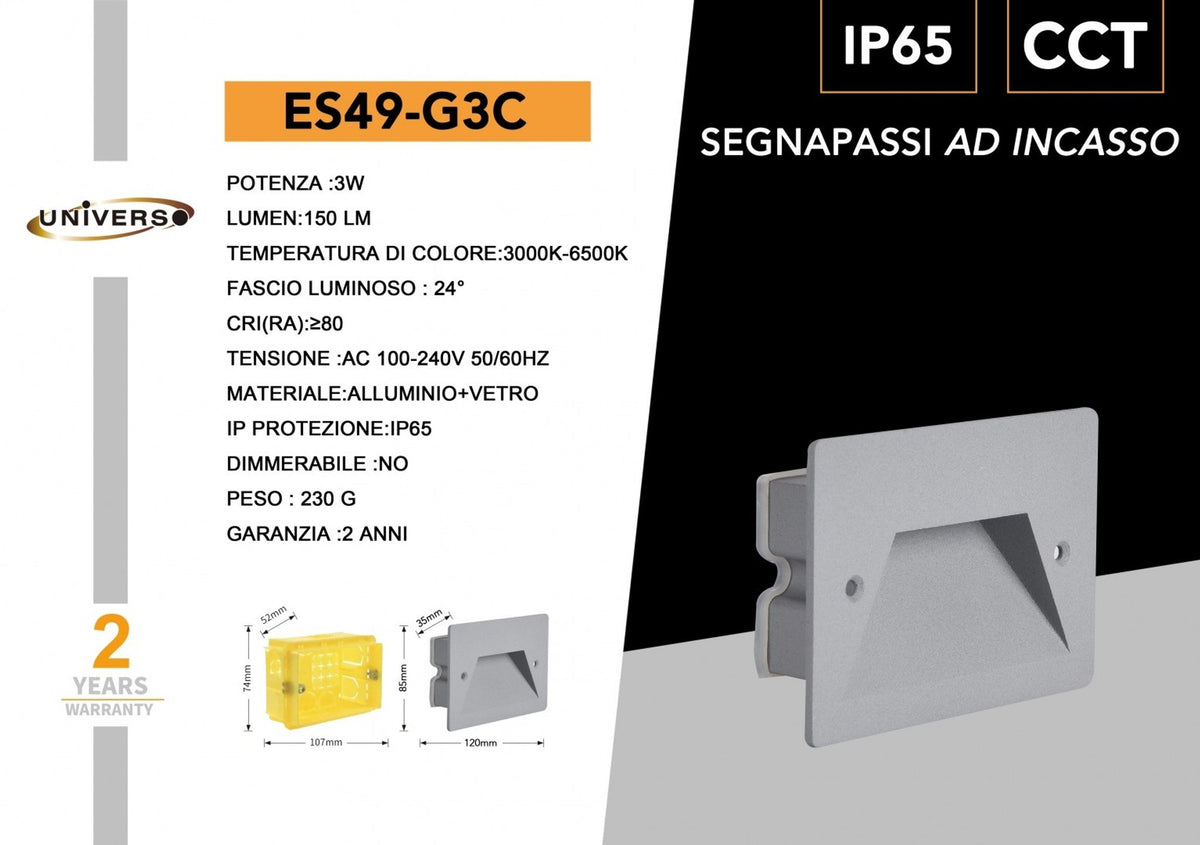 Luce da giardino e da percorso – ES49-G3C