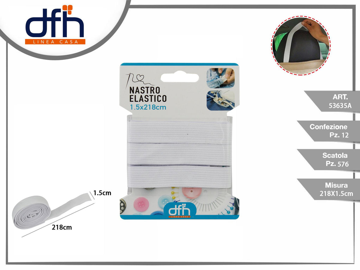 NASTRO ELASTICI 1.5 cm 218 cm