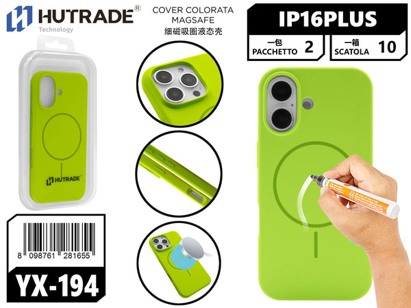 YX-194 COVER COLORATA MAGSAFE IP16 PLUS GIADA