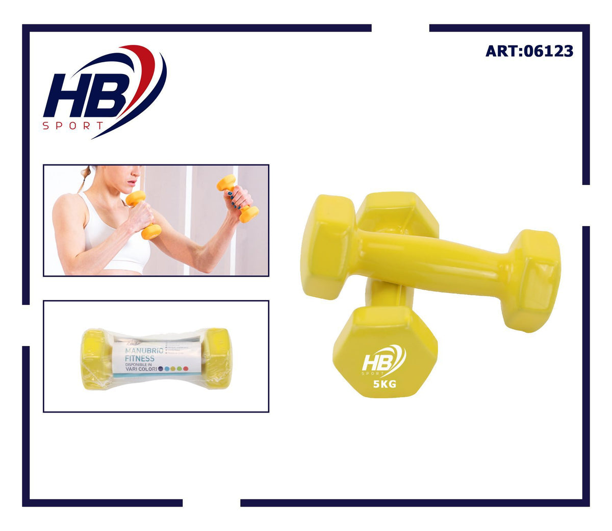 MANUBRIO FITNESS 5 kg