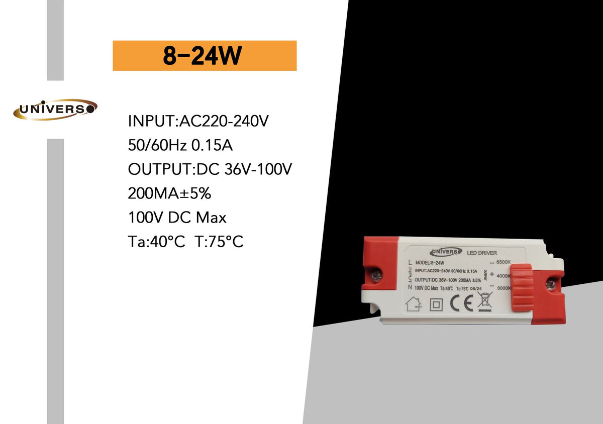 Alimentatore LED – 8-24W-3C