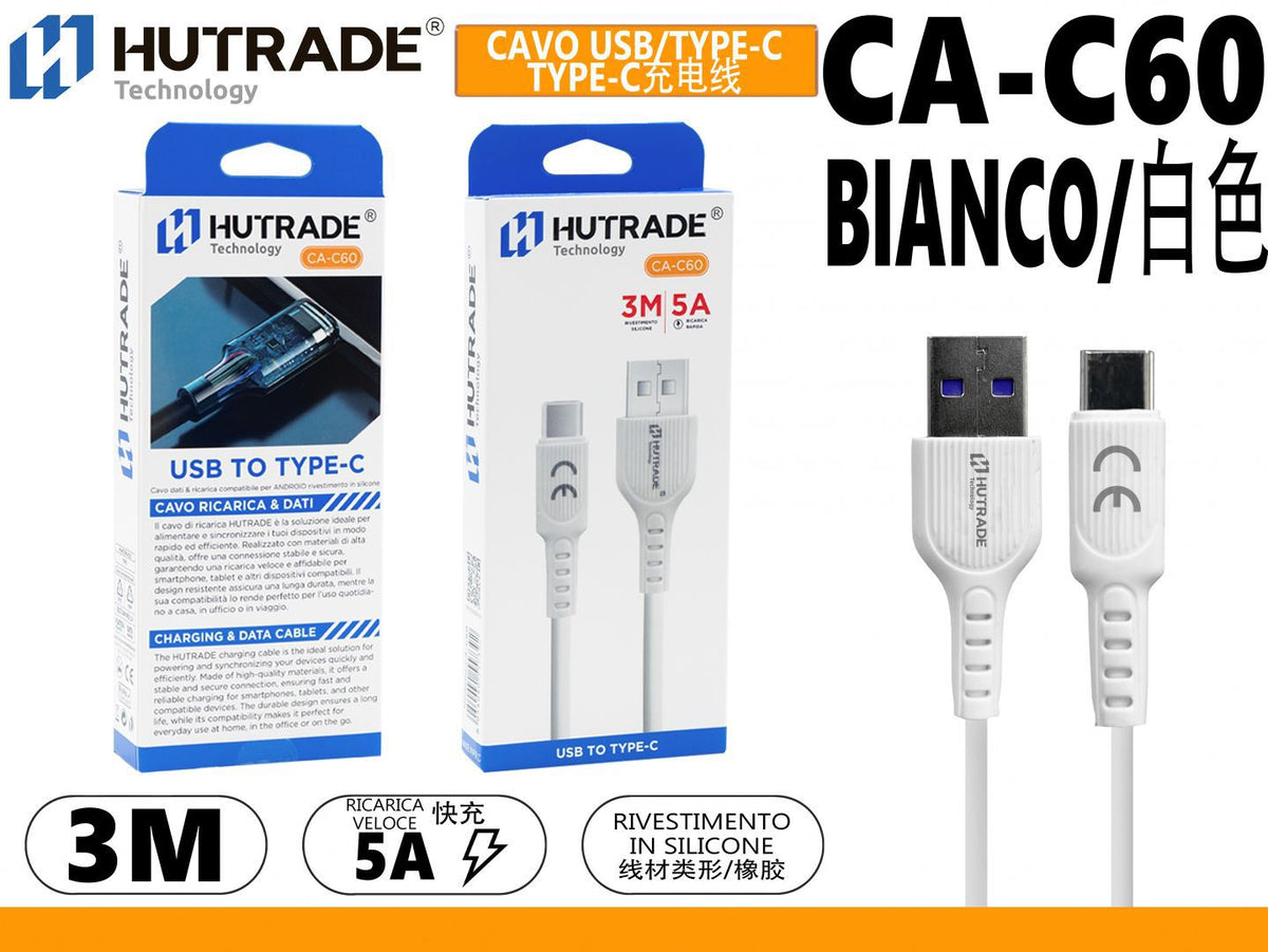 CA-C60 CAVO TYPE-C 3 METRI 5A