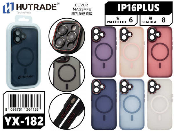 YX182 COVER COLORATO OPACA A MAGSAFE IP16PLUS