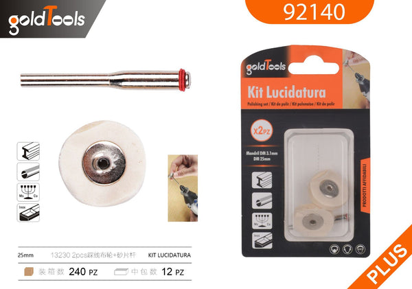 Abrasivi e accessori lucidatura – art. 92140