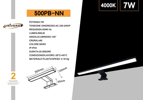 Lampada per specchio – 500PB-NN