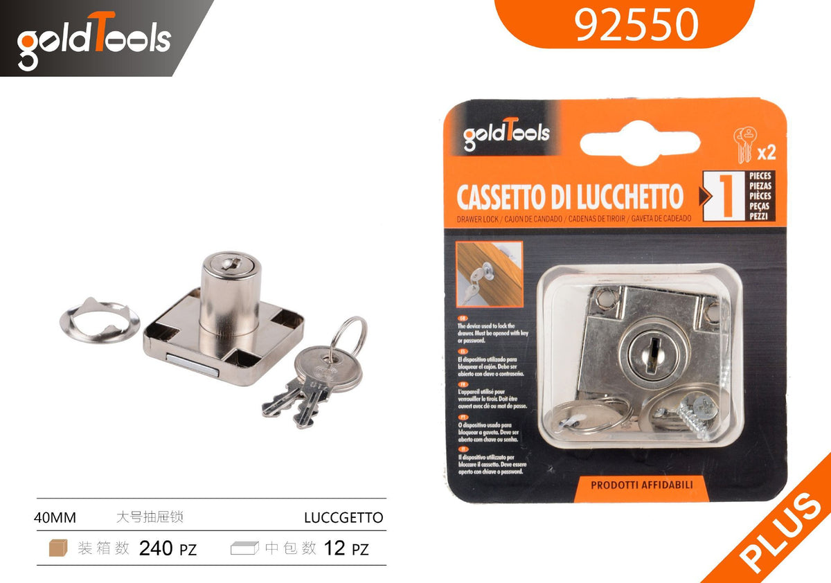 Serratura per cassetto · Art. 92550