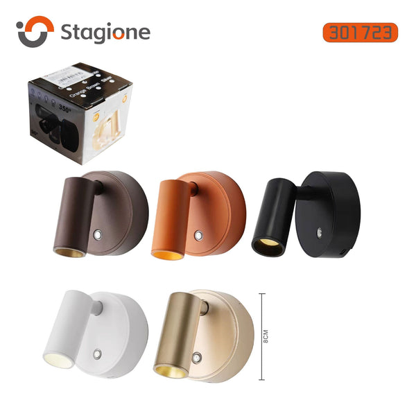 Lampada magnetica ricaricabile da parete a spot singolo