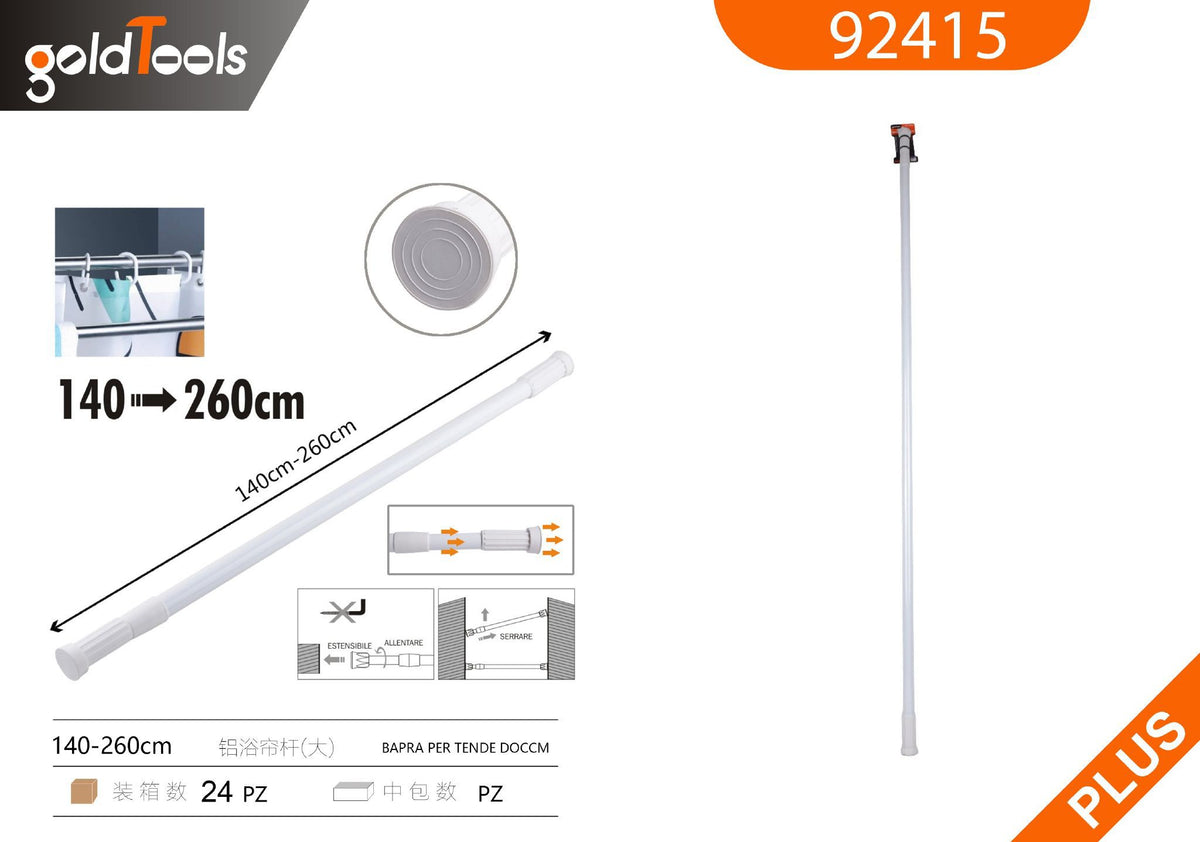 Bastoni per tende doccia 260CM – art. 92415