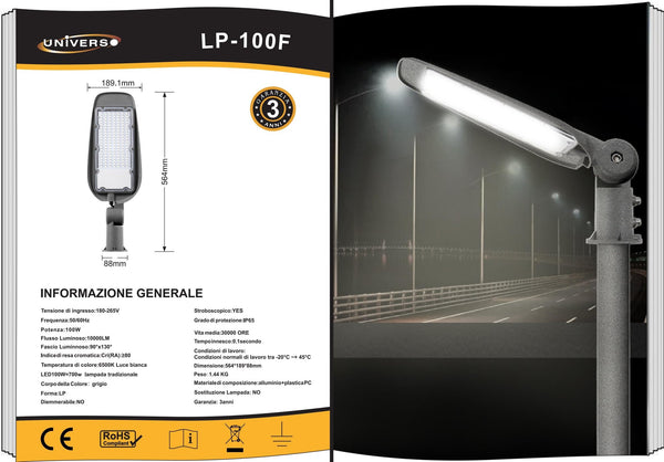Lampione Stradale Universo – LP-100F