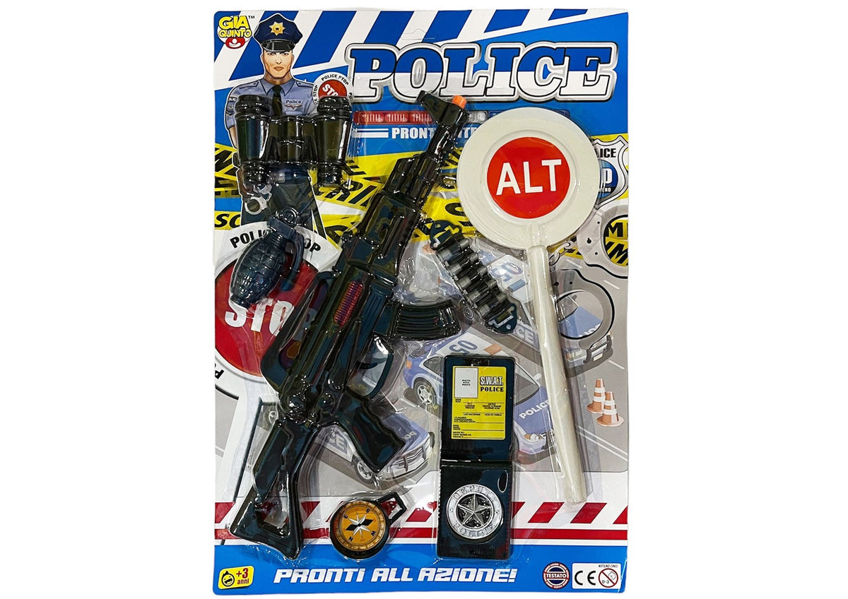Set polizia con accessori giocattolo GV9645