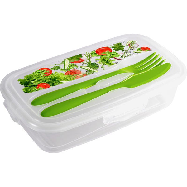 Contenitore pranzo con posate – 1L – 000426