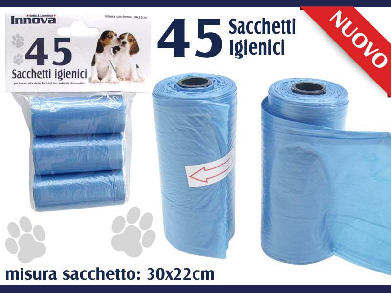 45 sacchetti cel.30 × 22
