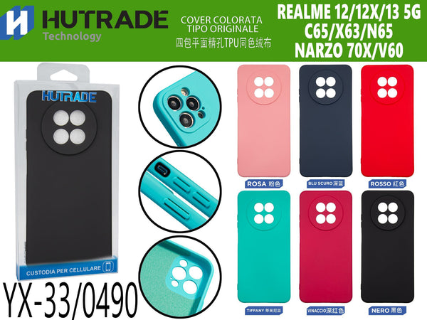 COVER COLORATA REALME 12 5G/13 5G/C65 5G/NARZO 70X – YX33 000812