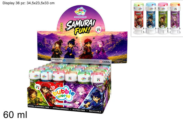BOLLE DI SAPONE SAMURAI
