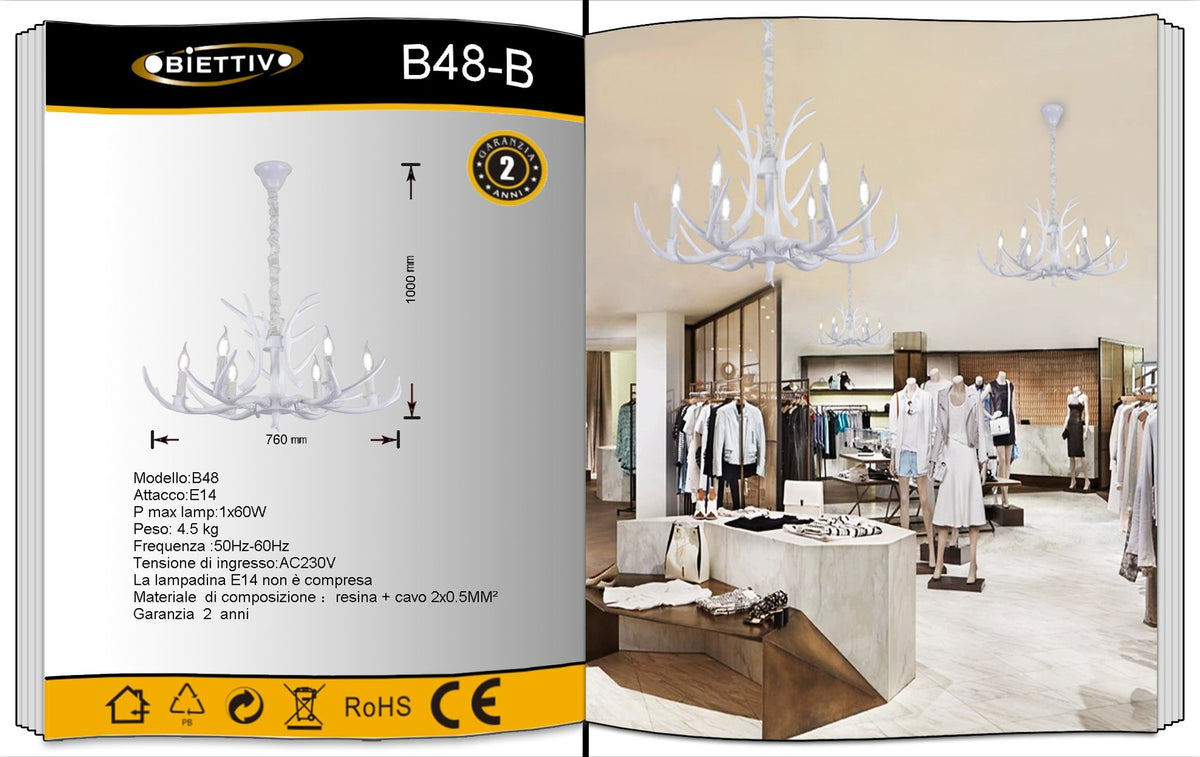 Lampadario Da Soffitto Universo – B48-B