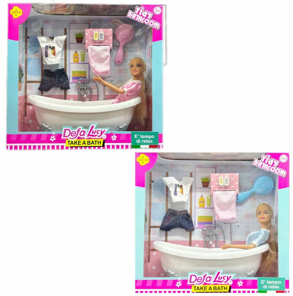 Defa Lucy Take a Bath, bambola con vasca e accessori GV1638